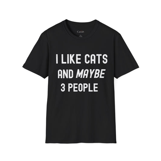 Cats & 3 People T-Shirt